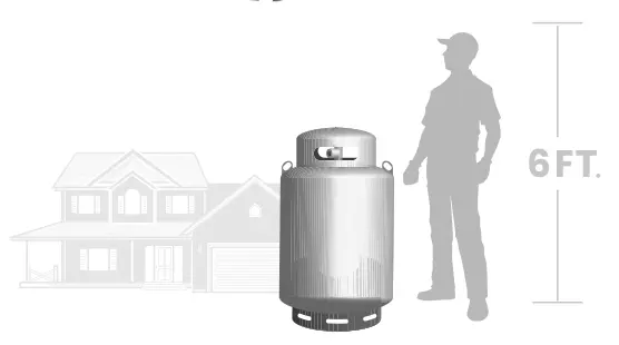 50 gal propane tank