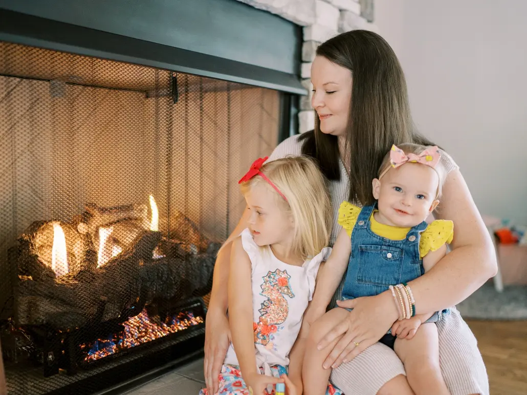 Hall_web-003-2 Hall customers enjoying a ventless gas log set.