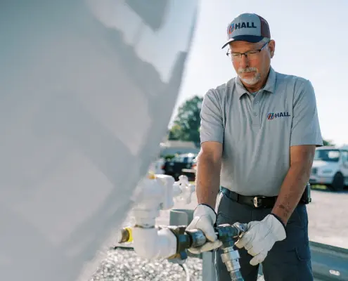 Propane heat technician