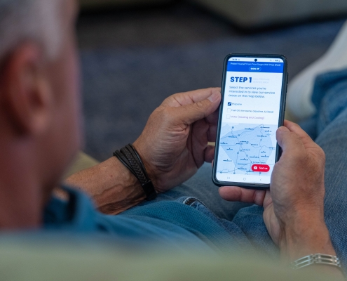 Inquiring on process to become a Hall propane or HVAC customer